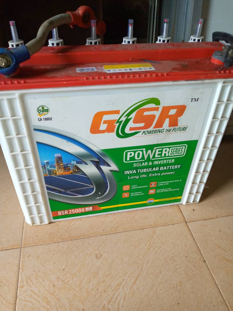 12v 240Ah fairly used tubular Battery