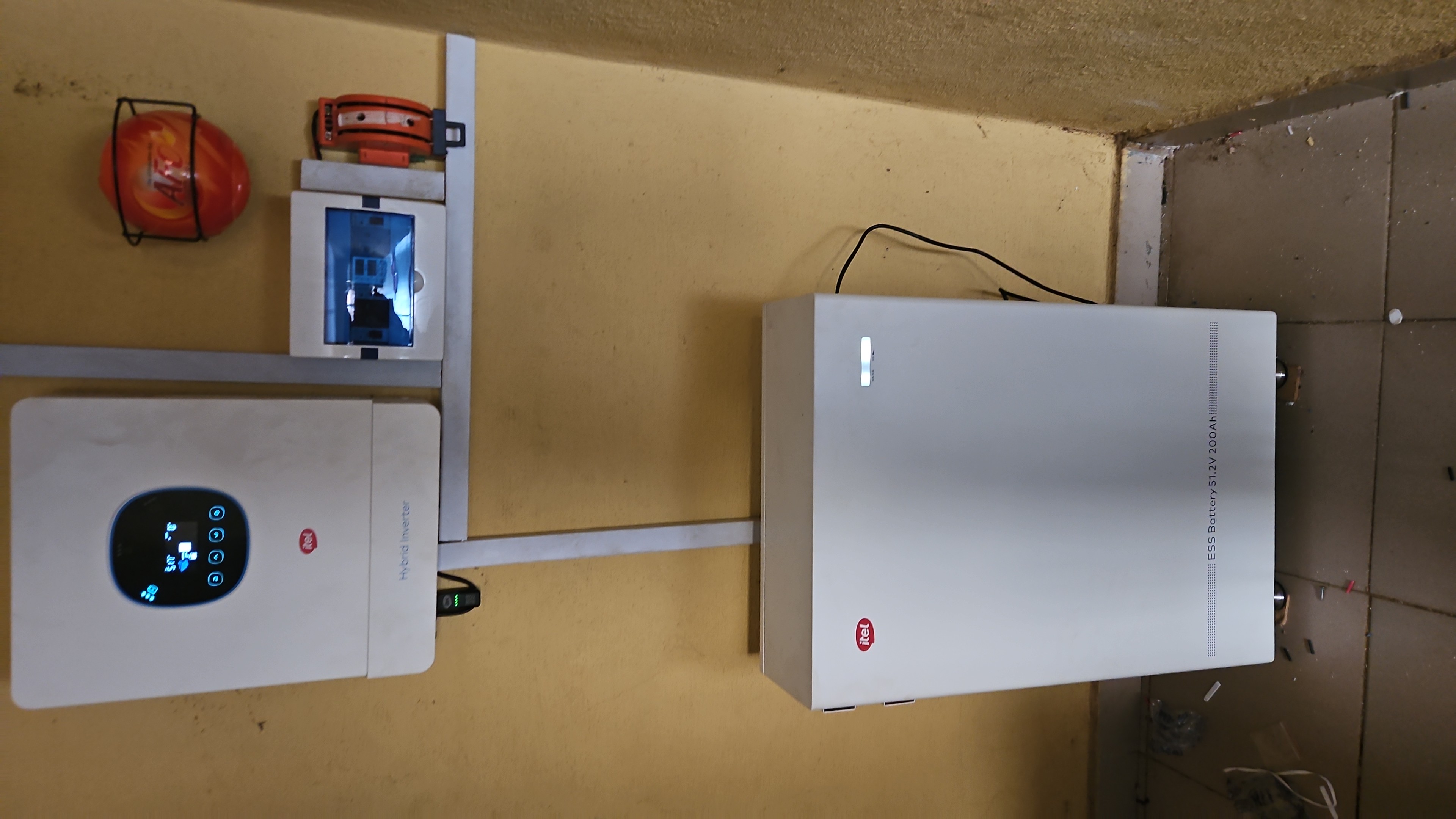 Itel 6kw hybrid inverter 10kwh lithium and 3.6kwpv (@Basin ilorin)
