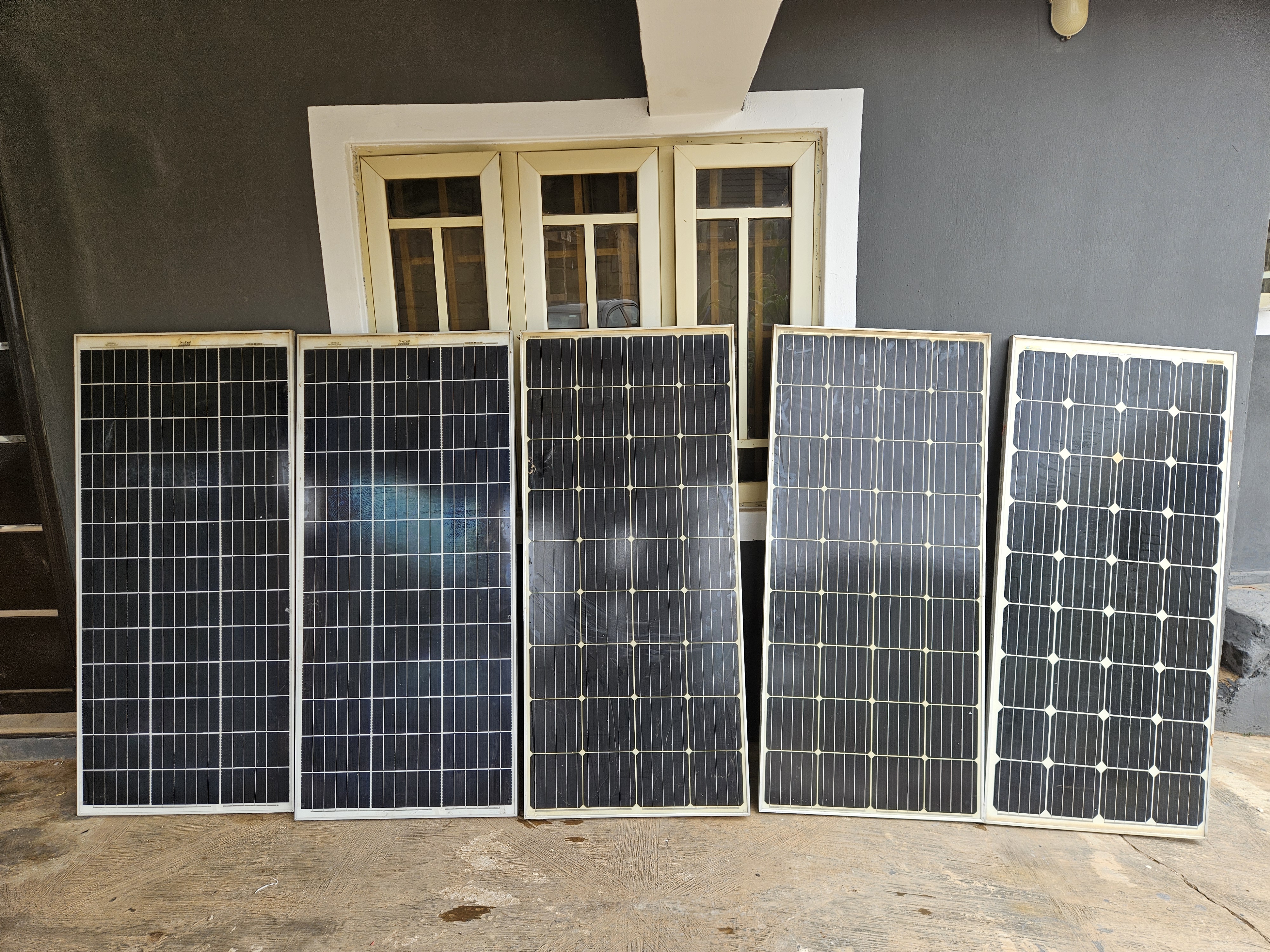 180 watt solar panels fairly used